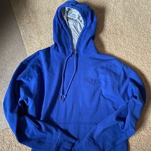 Blue champion hoodie